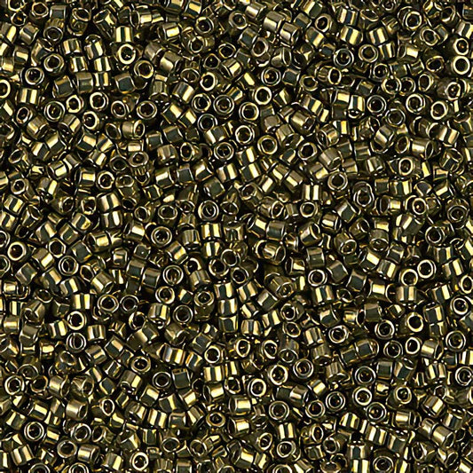Delica 11/0 Beads - db0456 - Galvanized Olive Gold 7.5g