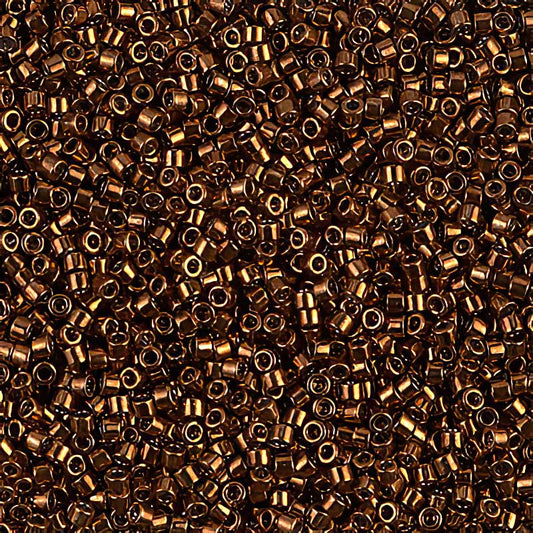 Delica 11/0 Beads - db0461 - Galvanized Aged Copper 5.2g
