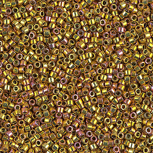 Delica 11/0 Beads - db0501 - Gold Iris 24K 3.2g