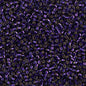 Delica 11/0 Beads - db0609 - Silver Lined Dyed Dark Purple 5.2g