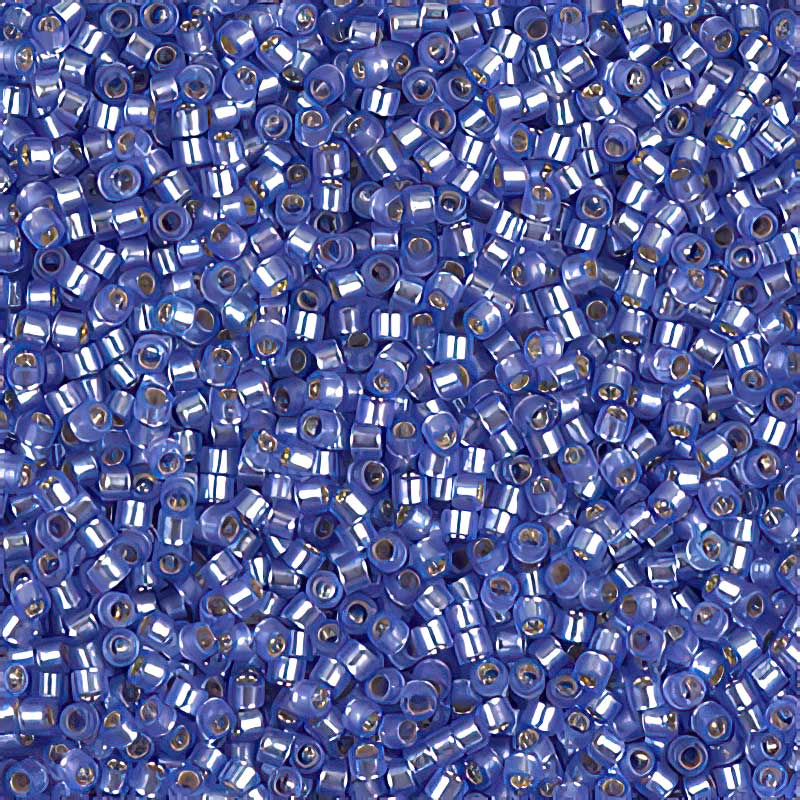 Delica 11/0 Beads - db0694 - Semi-Matte Silver Lined Purple 5.2g