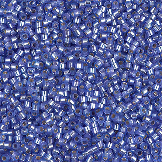 Delica 11/0 Beads - db0694 - Semi-Matte Silver Lined Purple 5.2g