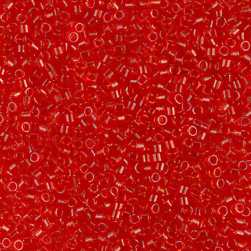 Delica 11/0 Beads - db0704 - Transparent Blood Orange 7.1g