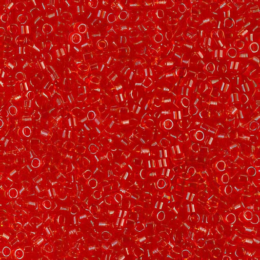 Delica 11/0 Beads - db0704 - Transparent Blood Orange 7.1g