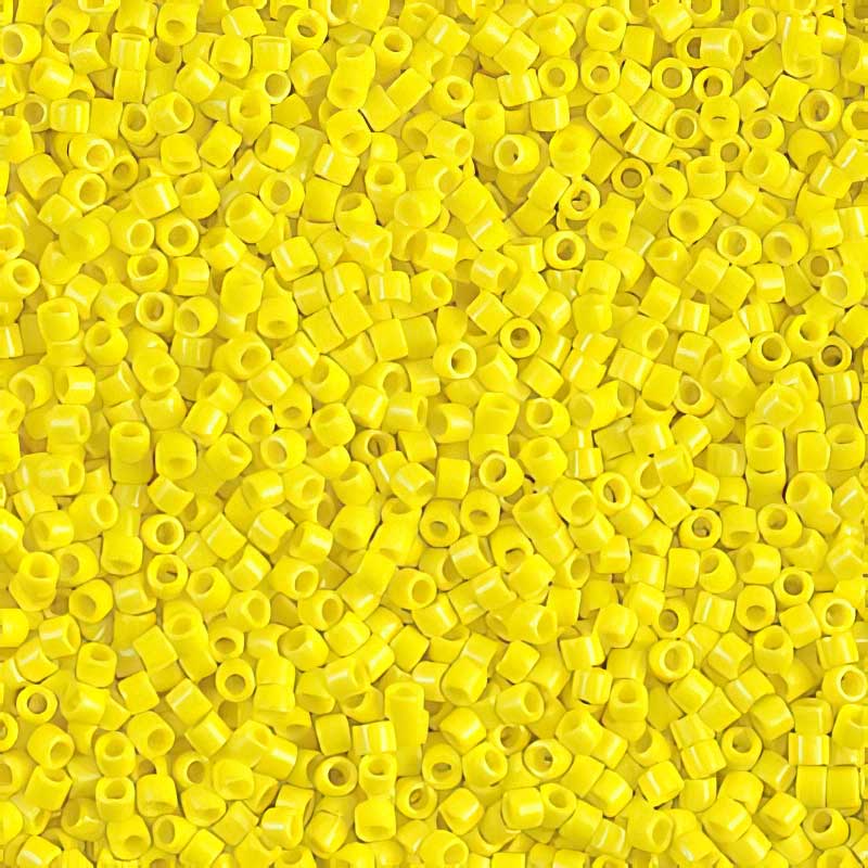 Delica 11/0 Beads - db0721 - Opaque Yellow 5.2g