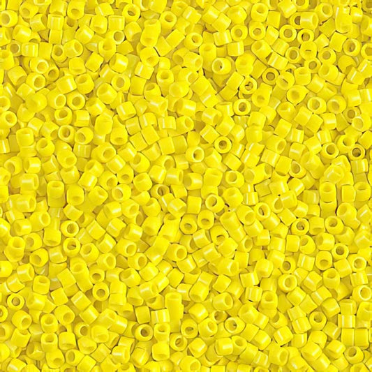 Delica 11/0 Beads - db0721 - Opaque Yellow 5.2g