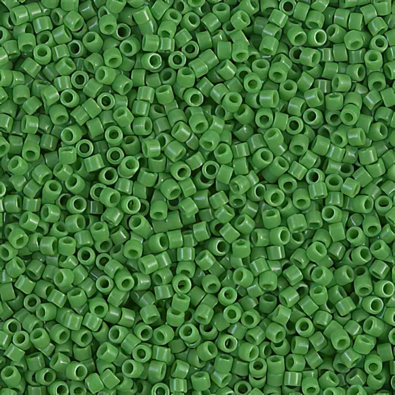 Delica 11/0 Beads - db0724 - Bean Green 5.2g