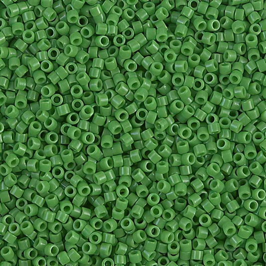 Delica 11/0 Beads - db0724 - Bean Green 5.2g