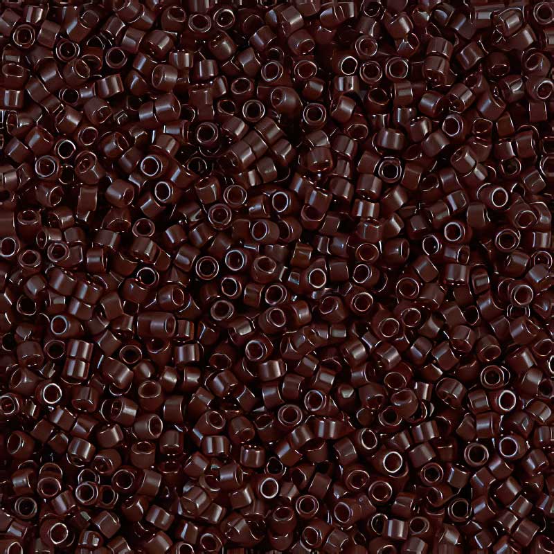 Delica 11/0 Beads - db0734 - Opaque Chocolate 5.2g