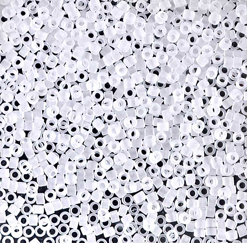 Delica 11/0 Beads - db0741 - Matte Transparent Crystal 5.2g