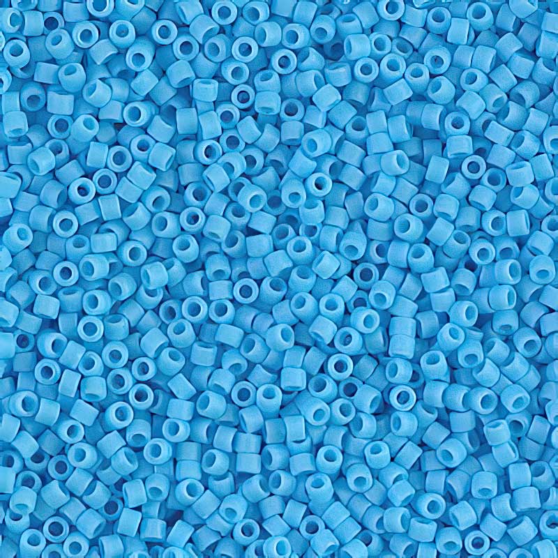 Delica 11/0 Beads - db0755 - Matte Turquoise Blue 5.2g