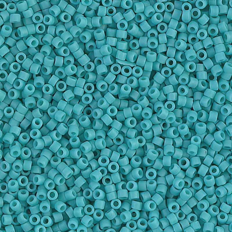 Delica 11/0 Beads - db0759 - Matte Opaque Turquoise 5.2g