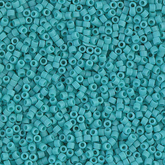 Delica 11/0 Beads - db0759 - Matte Opaque Turquoise 5.2g