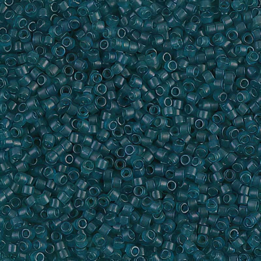 Delica 11/0 Beads - db0788 - Dyed Semi-matte Transparent Mallard 5.2g