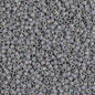 Delica 11/0 Beads - db0882 - Matte Opaque Grey Rainbow 5.2g