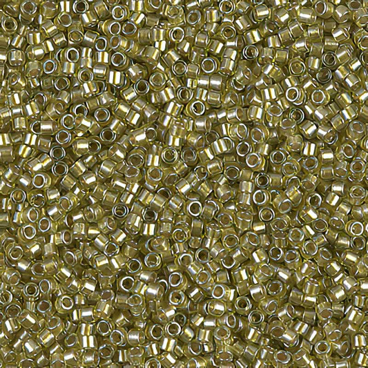 Delica 11/0 Beads - db0908 - Sparkling Light Yellow Lined Chartreuse 5.2g