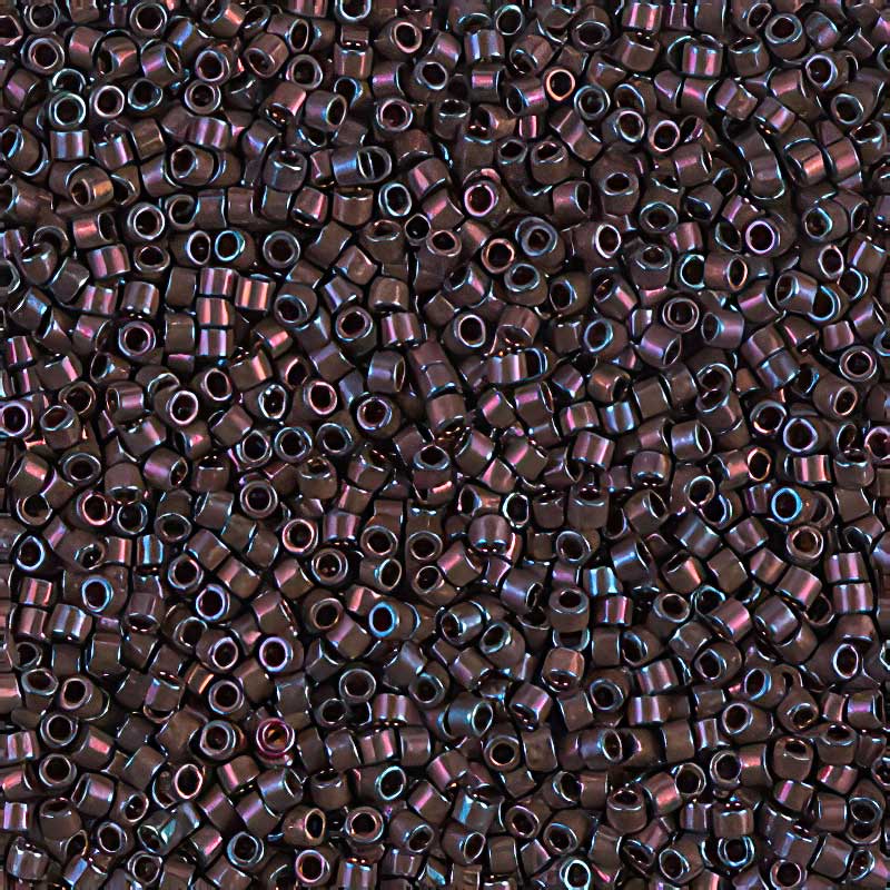 Delica 11/0 Beads - db1004 - Metallic Dark Plum Gold Iris 5.2g