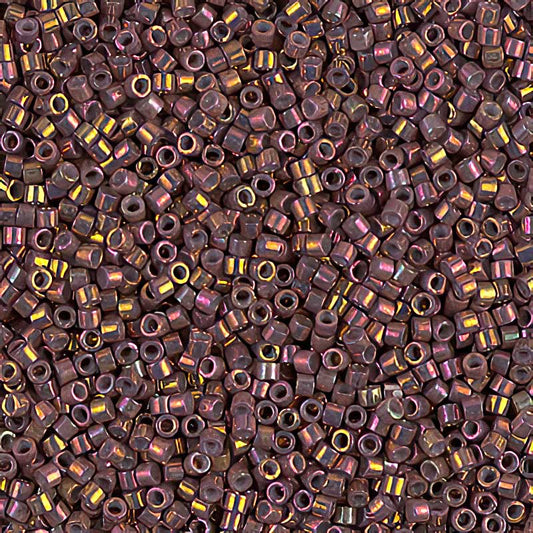 Delica 11/0 Beads - db1013 - Metallic Tea Berry Gold Iris 5.2g