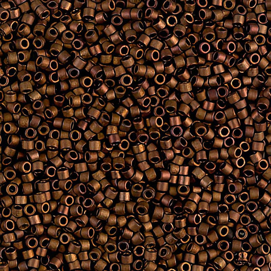 Delica 11/0 Beads - db1051 - Matte Metallic Bronze Gold Iris 5.2g