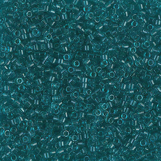 Delica 11/0 Beads - db1108 - Transparent Caribbean Teal 5.2g