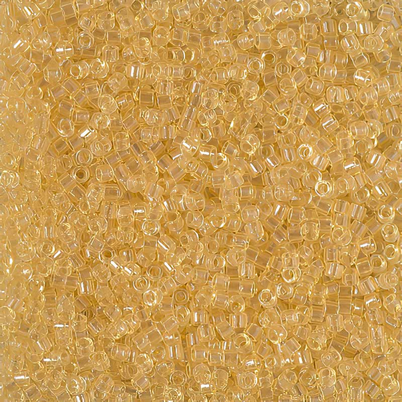 Delica 11/0 Beads - db1112 - Transparent Crystal Ivory 7.5g