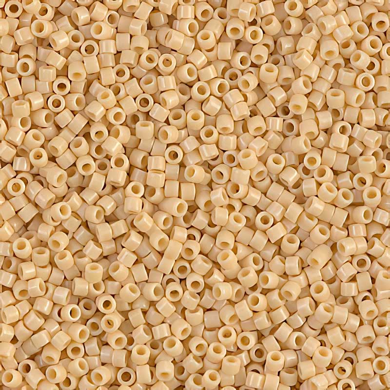 Delica 11/0 Beads - db1131 - Opaque Vintage Ivory 5.2g