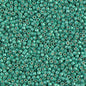 Delica 11/0 Beads - db1182 - Semi-Matte Galvanized Dark Green Mint 7.1g