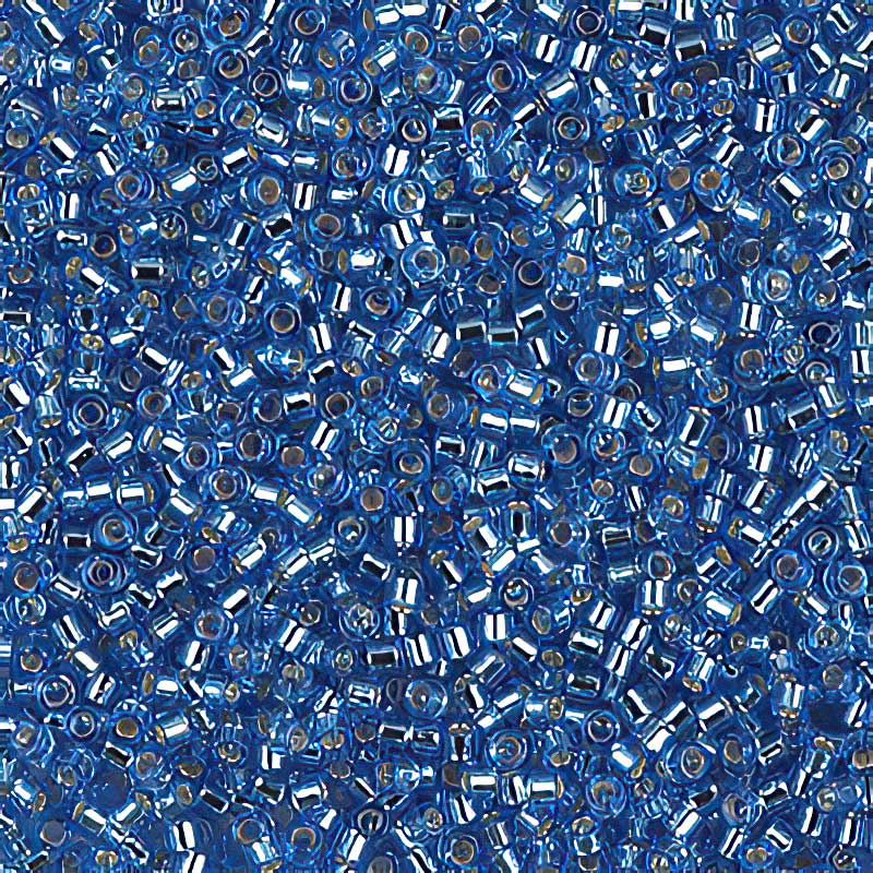 Delica 11/0 Beads - db1210 - Silver Lined Azure 5.2g