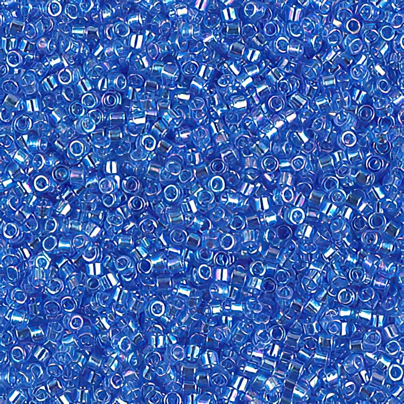 Delica 11/0 Beads - db1250 - Transparent Azure AB 7.1g