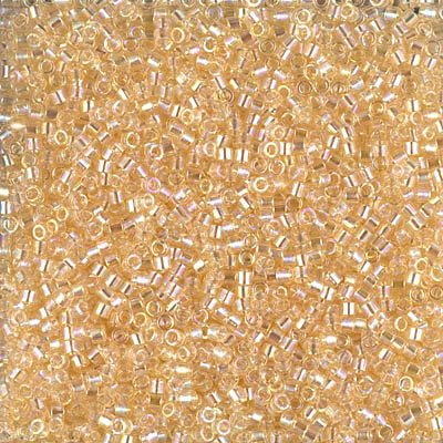 Delica 11/0 Beads - db1252 - Transparent Crystal Ivory Luster 7.1g