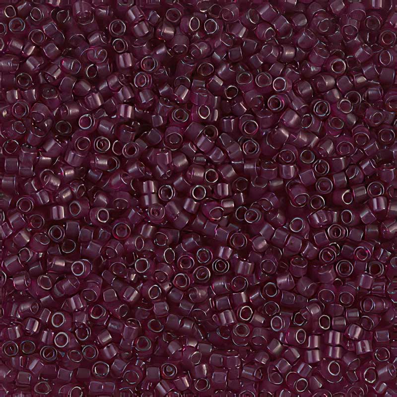 Delica 11/0 Beads - db1312 - Transparent Red Wine 5.2g