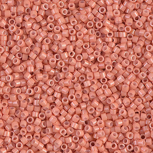 Delica 11/0 Beads - db1363 - Dyed Opaque Peach 5.2g