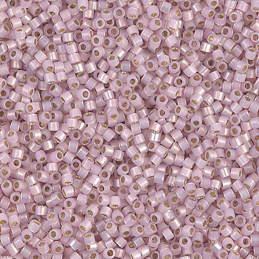 Delica 11/0 Beads - db1457 - Silver-Lined Pale Rose Opal 5.2g