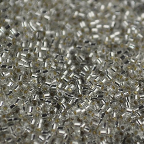 Delica 15/0 Beads - db15-0041 - Silver Lined Crystal 5.2g