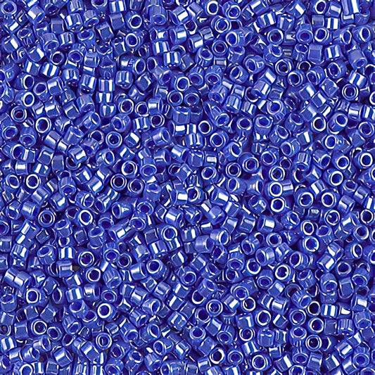 Delica 11/0 Beads - db1569 - Opaque Blue Sapphos Luster 5.2g