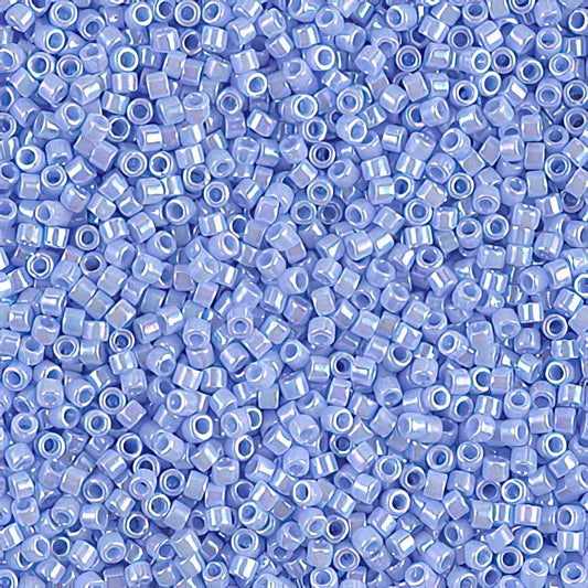 Delica 11/0 Beads - db1577 - Opaque Agate Blue AB 5.2g