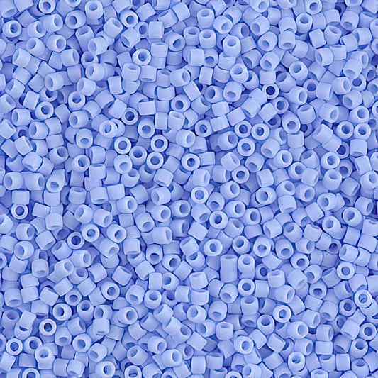 Delica 11/0 Beads - db1587 - Matte Opaque Agate Blue 5.2g