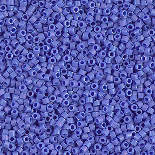 Delica 11/0 Beads - db1597 - Matte Opaque Blue Sapphos AB 5g