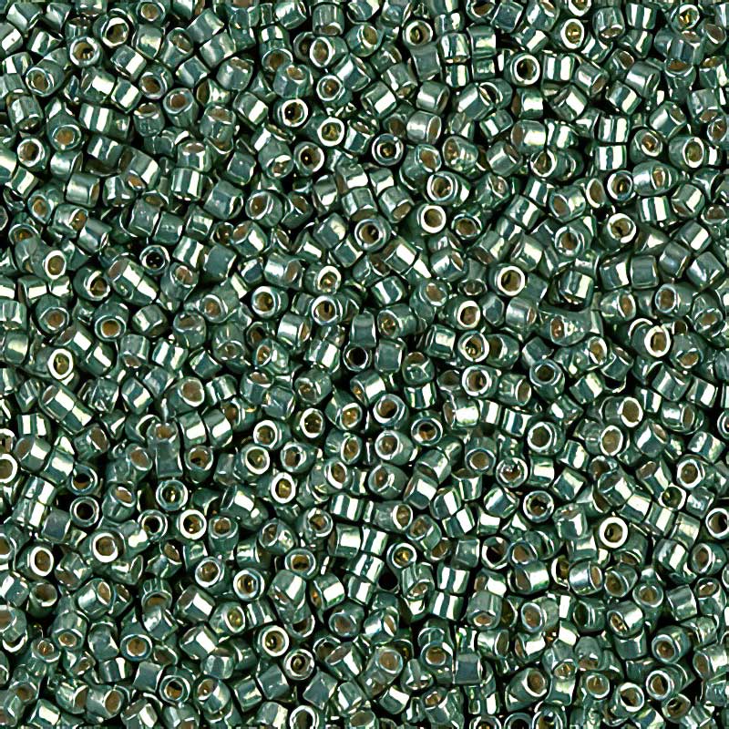 Delica 11/0 Beads - db1845 - Galvanized Sea Green [Duracoat] 5.2g