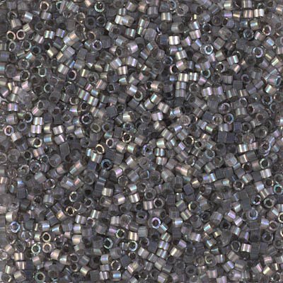 Delica 11/0 Beads - db1872 - Silk Inside Dyed Rustic Gray AB 5.2g