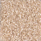 Delica 11/0 Beads - db1874 - Silk Inside Dyed Pale Apricot AB 5.2g