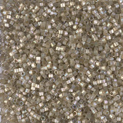 Delica 11/0 Beads - db1876 - Silk Inside Dyed Cactus AB 5.2g