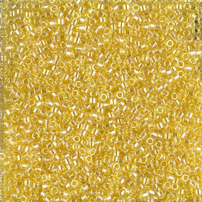 Delica 11/0 Beads - db1886 - Transparent Yellow Luster 5.2g