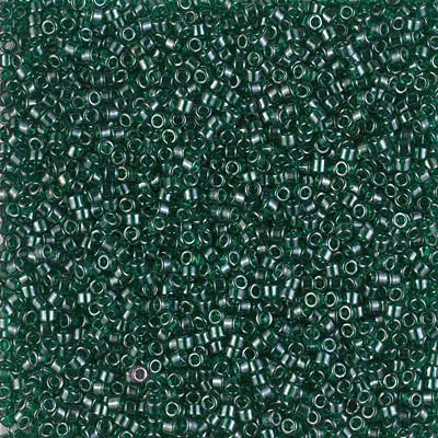Delica 11/0 Beads - db1894 - Transparent Emerald Luster 5.2g