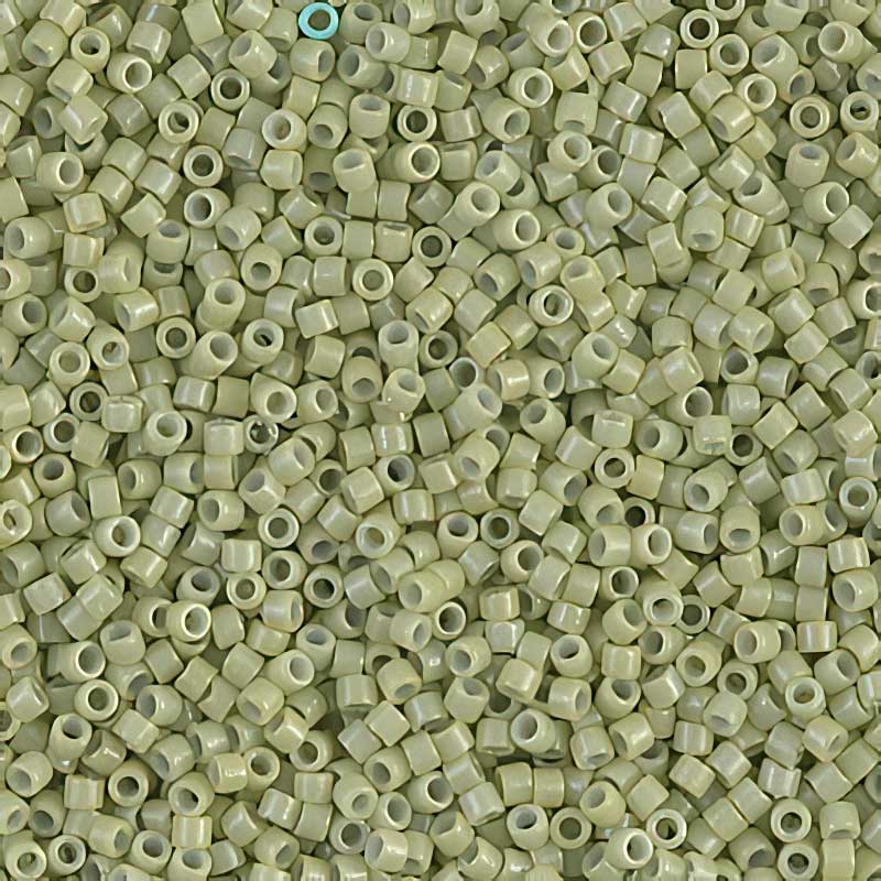 Delica 11/0 Beads - db2123 - Green Fennel [Duracoat] 5.2g