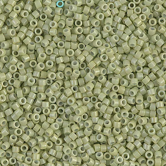 Delica 11/0 Beads - db2123 - Green Fennel [Duracoat] 5.2g