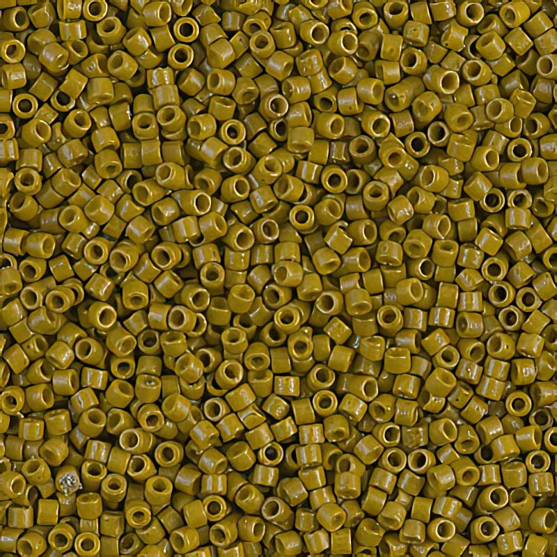 Delica 11/0 Beads - db2141 - Mustard Pickle [Duracoat] 5.2g