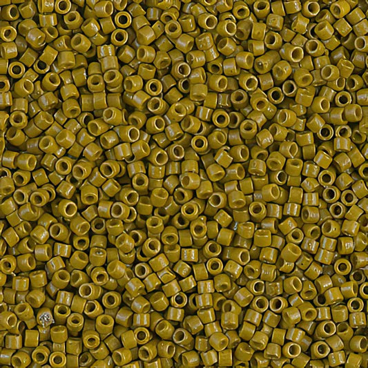 Delica 11/0 Beads - db2141 - Mustard Pickle [Duracoat] 5.2g