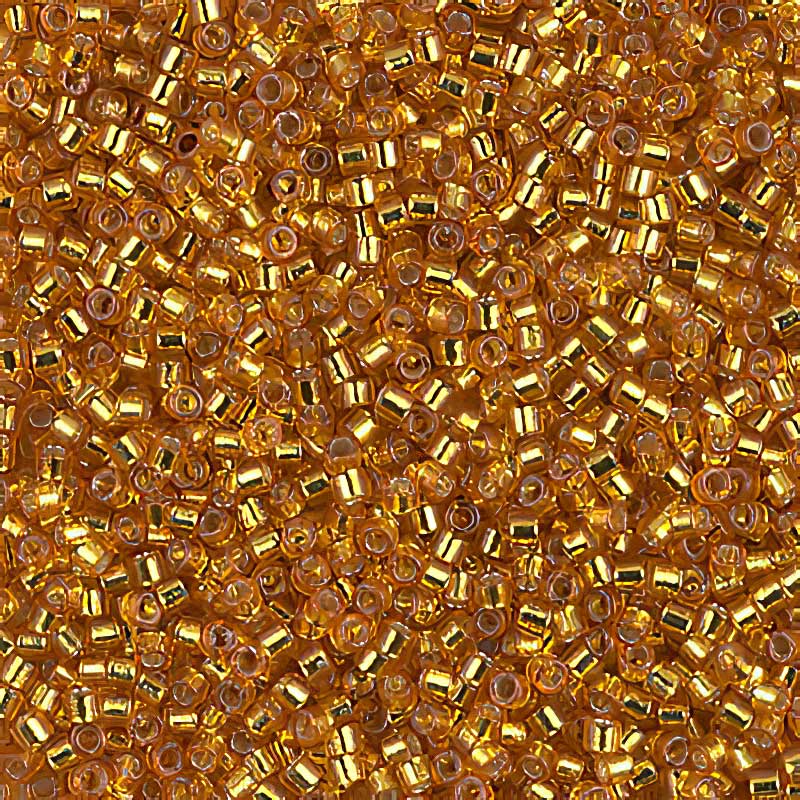 Delica 11/0 Beads - db2157 - Silver Lined Yellow Gold [Duracoat] 7.1g