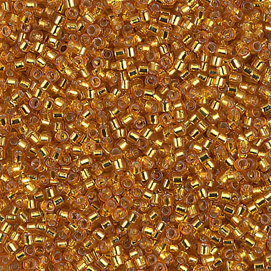 Delica 11/0 Beads - db2157 - Silver Lined Yellow Gold [Duracoat] 7.1g